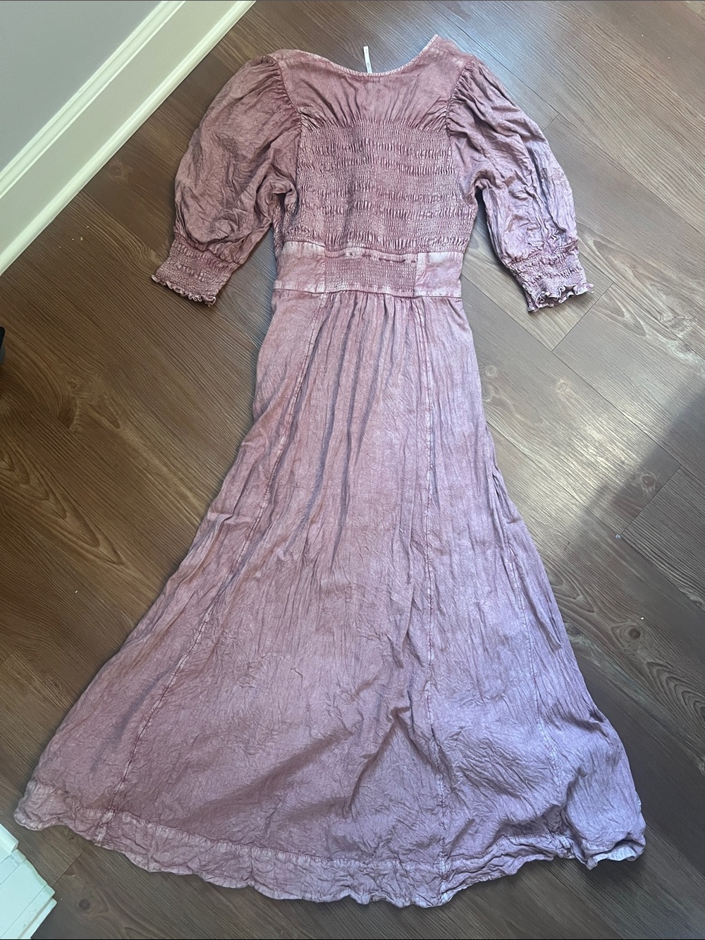 Free People String Of Hearts Button-Front Maxi Dress - Picture 6 of 7